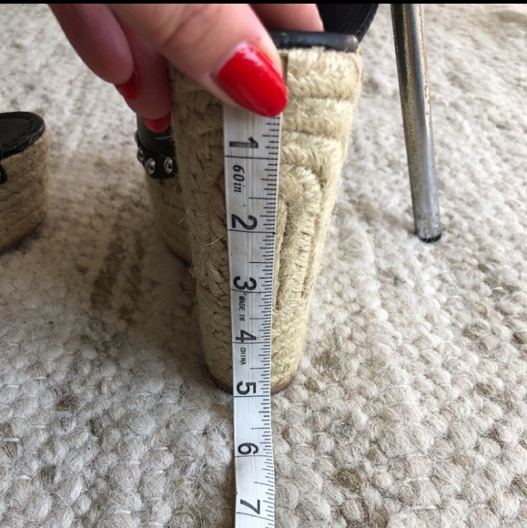 Steve Madden Leather Studded Wedges - Picture 13 of 13